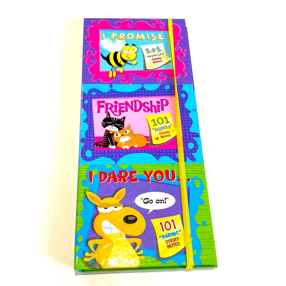 I Promise Dare You Friendship Sticky Notes Book